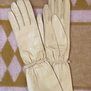 Barneys New York Leather Gloves